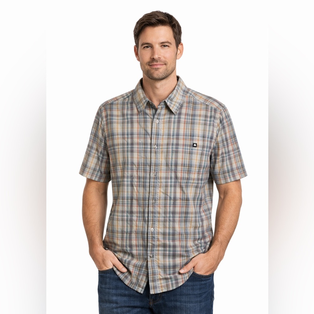 Marmot Shirt Men's Size Large Button Down Plaid‎